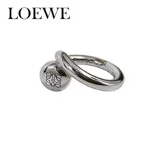 LOEWE ロエベ 現行品 アナグラム ペブル フープピアス ミニ 片耳のサムネイル