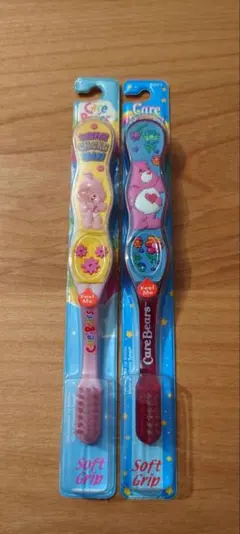 【未開封】平成レトロ柄　海外歯ブラシ　ケアベア2本セット
