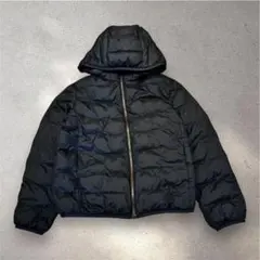 ユニクロKIDS ライトウォームパデットパーカ 140 ブラック