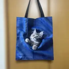 ☆新品☆ 子猫プリント トートバッグ