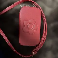 値下げ!!美品！MARY QUANT マリークワント スマホショルダー