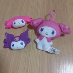 マクドナルド　サンリオ　マイメロディ ぬいぐるみとクリップセット