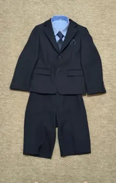 ネイビー フォーマルスーツ 120cm（クリーニング済）