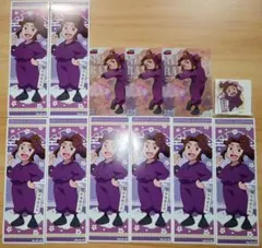 忍たま乱太郎 セリア ロングステッカー アクリミニ クリアカード 滝夜叉丸