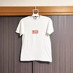 LIFE プリント Tシャツ ボックスロゴ