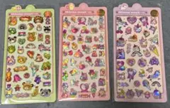ぷっくり 3D シール 3枚セット 新品未使用 ②
