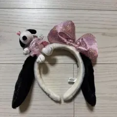 スヌーピー カチューシャ ピンクリボン