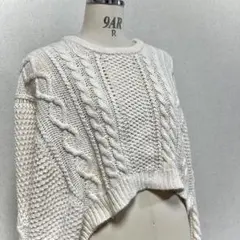 MARC BY MARCJACOBS クロップド丈 ケーブルニット セーターのサムネイル