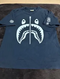 A BATHING APE Tシャツ Mサイズ　シャーク　エイプ　半袖　黒