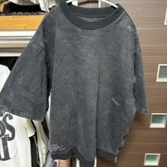 ZARA ダメージ加工 オーバーサイズ Tシャツ