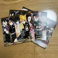 鬼滅の刃 屏風風ポストカード・クリアファイルセット