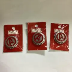 MARVEL アベンジャーズ 王冠マグネット 3個セット