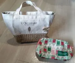 L'OCCITANE ミニトートバッグポーチセット