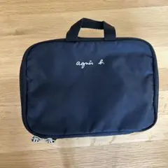 agnès b. おむつポーチ 黒のサムネイル