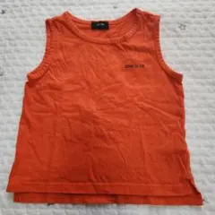 COMME CA ISM オレンジタンクトップ M (110~120)