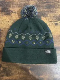 THE NORTH FACE ニット帽 ポンポン付き FREE