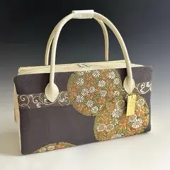 新品未使用 ！！特別セール！！京都 西陣 正絹 帯使用 利休バッグ