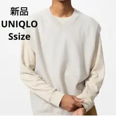 新品☆UNIQLO ニットVネックベスト Sサイズ