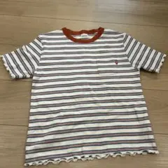DOUBLE NAME ストライプ Tシャツのサムネイル