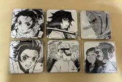 鬼滅の刃　ダイニング　お楽しみくじ　スクエア缶バッジ　竈門炭治郎　冨岡義勇