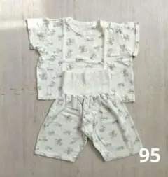 Cottoli　腹巻付き半袖パジャマ　95