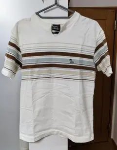 body glove　ストライプ Tシャツ　キーネック Mサイズのサムネイル