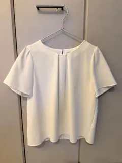 Perfect Suit FActory 半袖ブラウス ホワイト