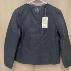無印良品 軽量ダウン ノーカラージャケット Ｍ