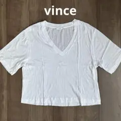 vinceのVネックの白Tシャツのサムネイル