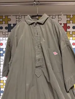 DANTON カーキ シャツワンピース