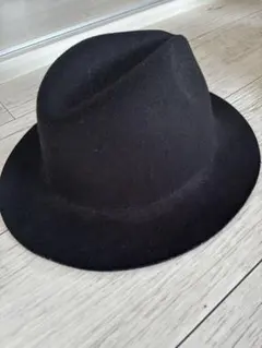 ブラック フェルトハット