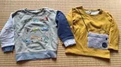 トレーナー2枚セット　はたらくくるま　サイズ110.100