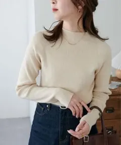 ニット リブ編み　Discoat