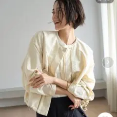 アンフィーロ My Everyday ブルゾン 撥水 シアー UVケア 接触冷感のサムネイル