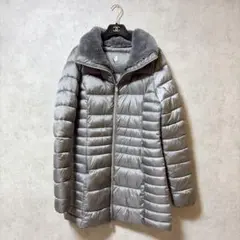 極美品 セイブザダック 中綿コート 衿ボア PLUMTECH グレー L 3のサムネイル
