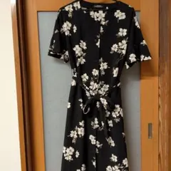 カネコイサオ 紫陽花ブーケ柄 半袖カットソーワンピース - メルカリ