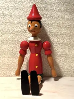 イタリア製　木製　ピノッキオ