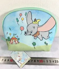 新品！タグ付き！ディズニー ダンボ ペンケース シェル型 化粧ポーチ 即日発送