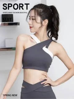 スタイルよく見える♡ヨガウェア♡ピラティスウェア♡タンクトップ♡ブラトップ