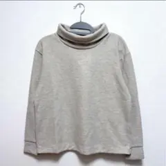 【値下げ不可】新品 UNIQLO ユニクロ ソフトニットフリースリブハイネックT