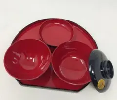お食い初め用 赤黒碗セット