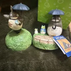 ジブリ 希少 となりのトトロ セキグチ 陶器 オルゴール 置物 当時物 レトロ