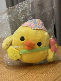キイロイトリ　ぬいぐるみ　花