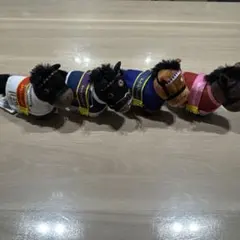 サラブレッドコレクション 馬服マスコットボールチェーン2 全4種セット