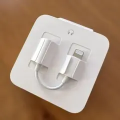 iPhone 純正　イヤホン変換アダプタ　未使用品