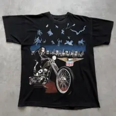 00s Easyriders イージーライダー Tシャツ スカル 黒 L - メルカリ