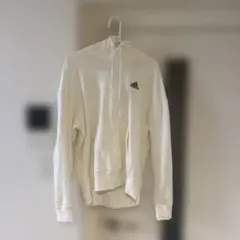 adidas パーカー 白 サイズM