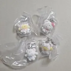 めじるしアクセサリー　ふわふわスノー　ハローキティ　ポムポムプリン　シナモロール