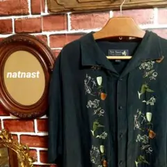 90sヴィンテージ】BARACUTA バラクータ 刺繍シルクシャツ - メルカリ