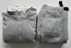 無印良品 Mサイズ ジップアップスウェットセット(裏地ボア)のサムネイル